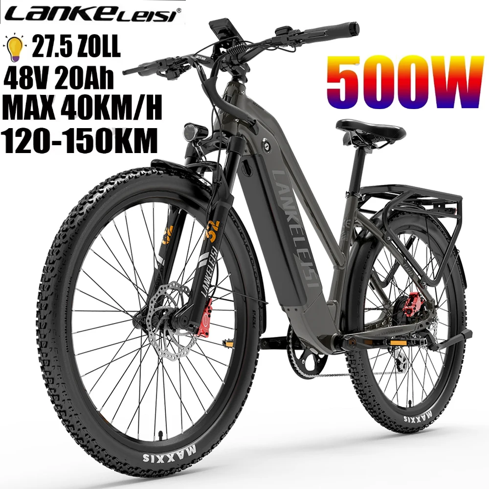 Lankeleisi MX600 Pro adult electric bike, 500W motor, 20Ah