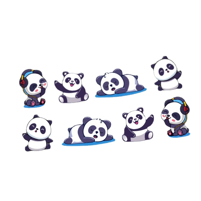 Cute Red Panda Car Sticker Personality Creative Electric Car Body