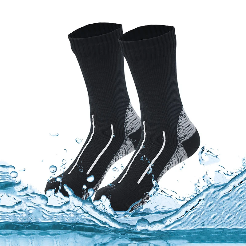Waterproof Socks Outside Activities Camping Hunting Fishing Breathable Wear-resisting Good Elasticity Soft Man Women