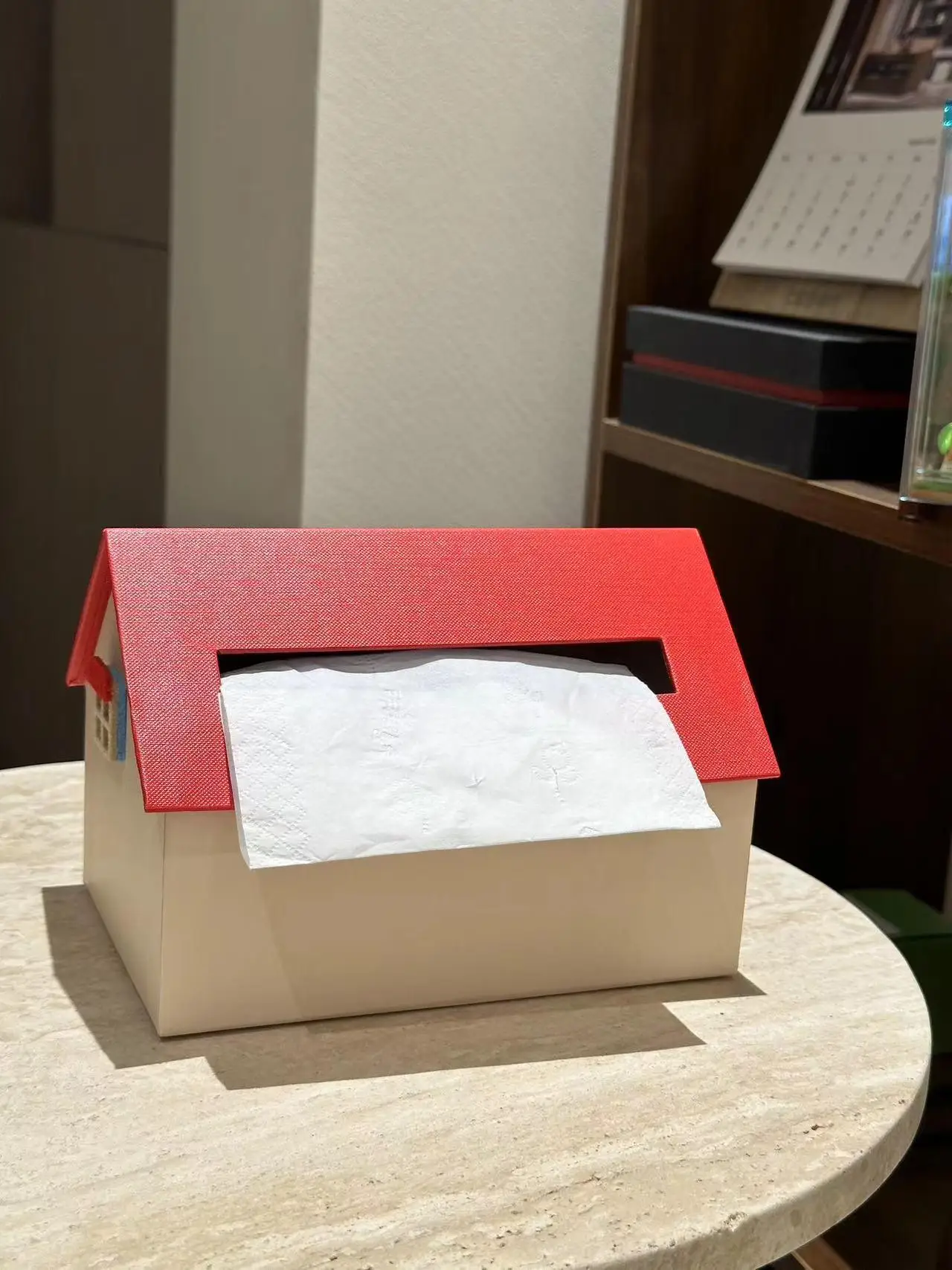Living Room Cartoon Tissue Box Holder Creative Cute Storage Decorative Piece Home Use Napkin Box Hard Paperboard Material