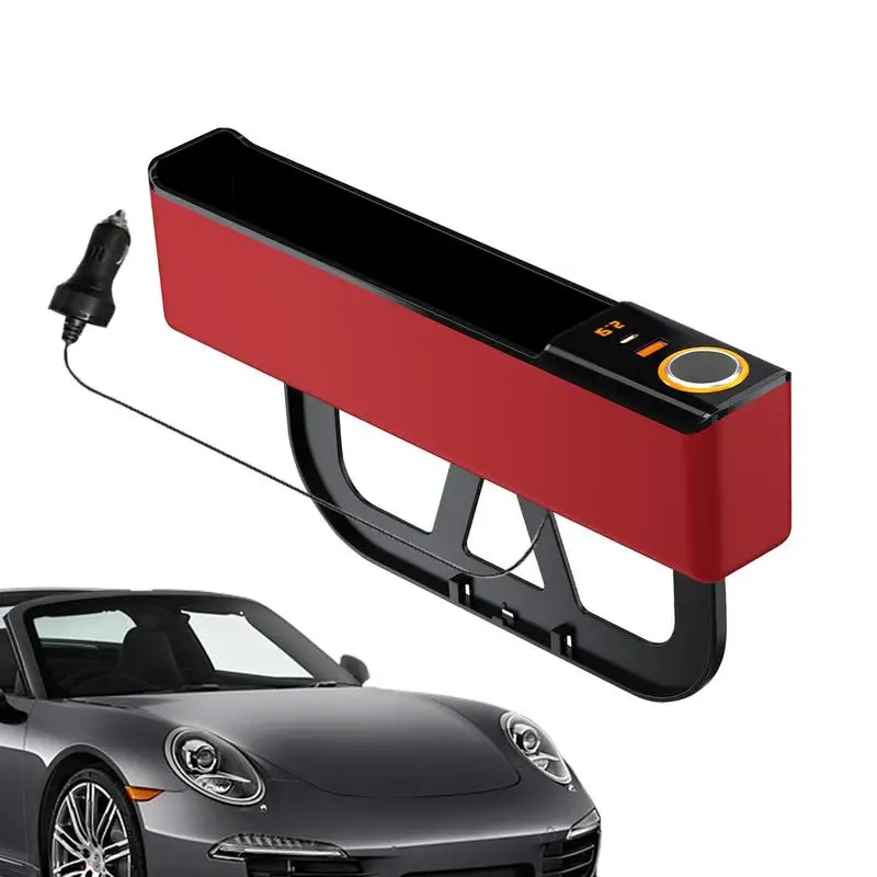 

Car Seat Filler Between Front Seat Center Console Organizer Universal Fit Multifunctional Practical Car Seat Collector Filler