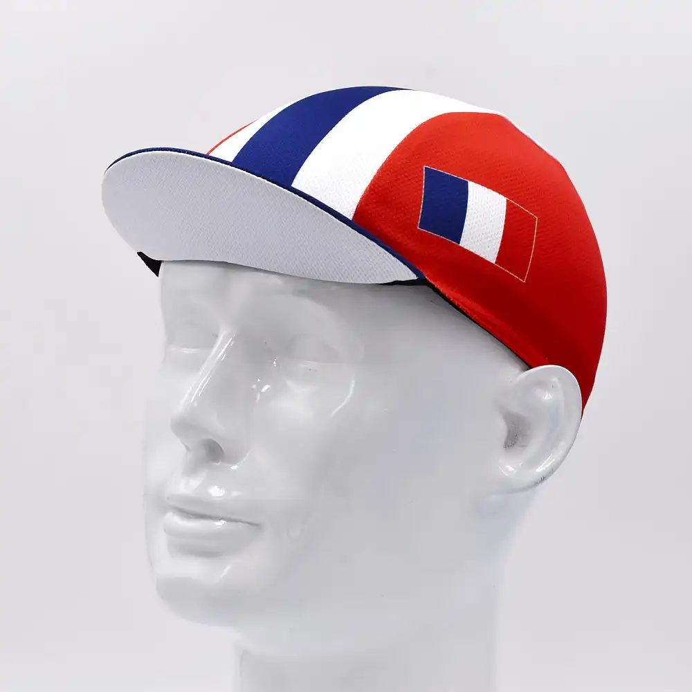 Classic France National Flag Pro Team Cycling Cap Riding Outdoor Sports MTB Bicycle Hat
