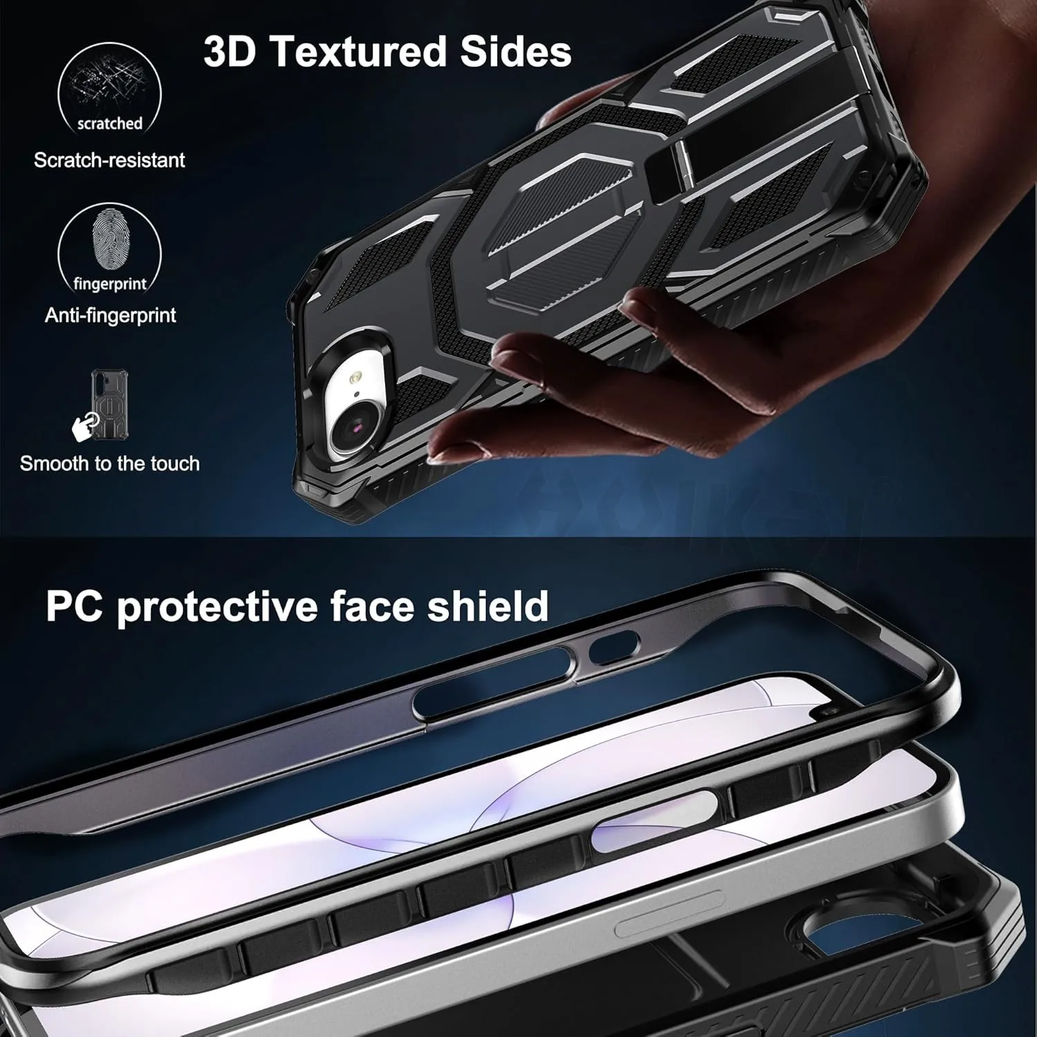 Magnetic Military-Grade Shockproof Protective Phone Case