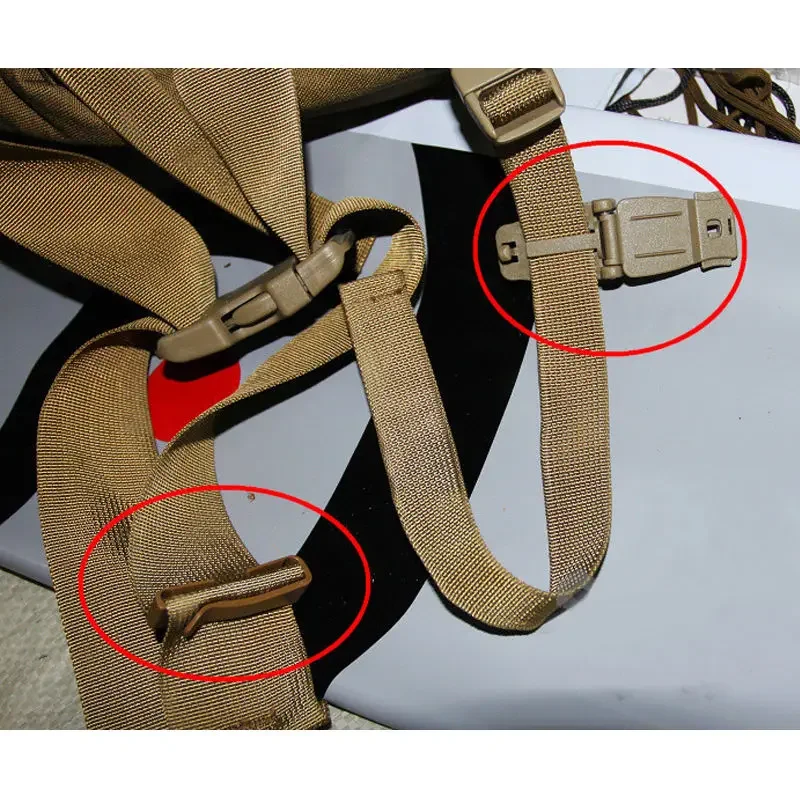5 Pcs/lot 30mm Molle Webbing Strap Tactical Backpack Bag Connecting Buckle Clip Carabiner Clasp EDC