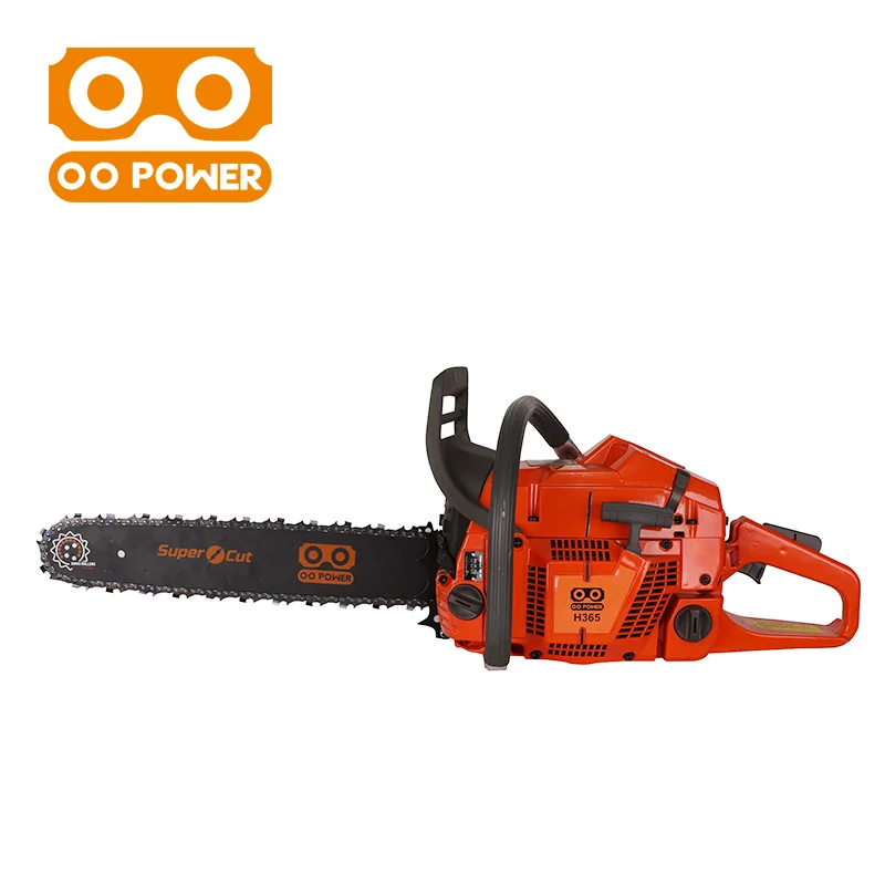 

O O Power Two-Stroke Air Cooled H365 Petrol Chain Saw 3.4KW, Gas 365 Chainsaw