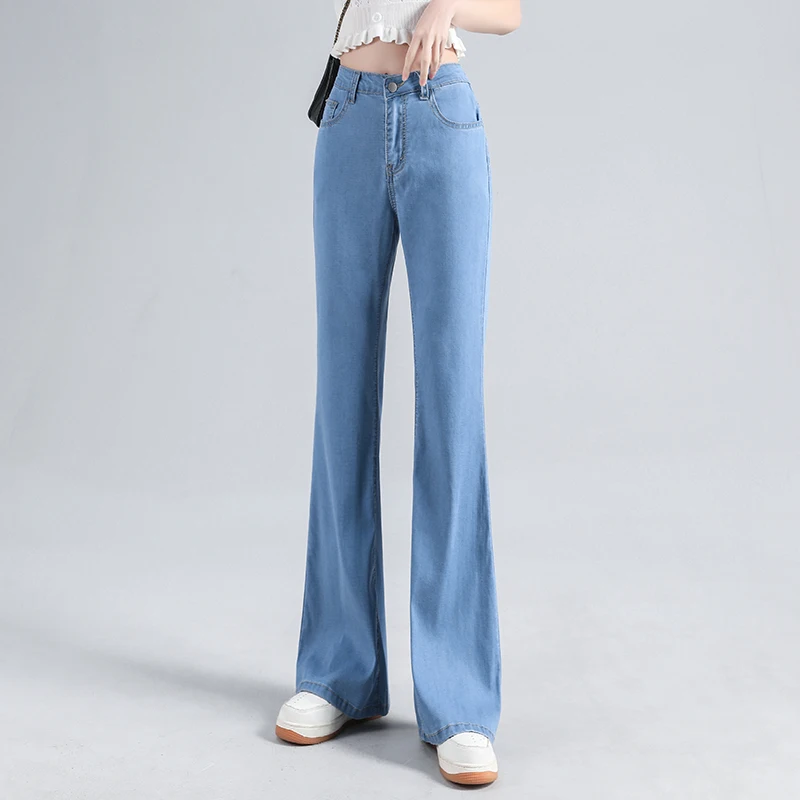 Baggy Jeans Damen - High Waist Straight Leg Mit Weitem Bein & 90er Style