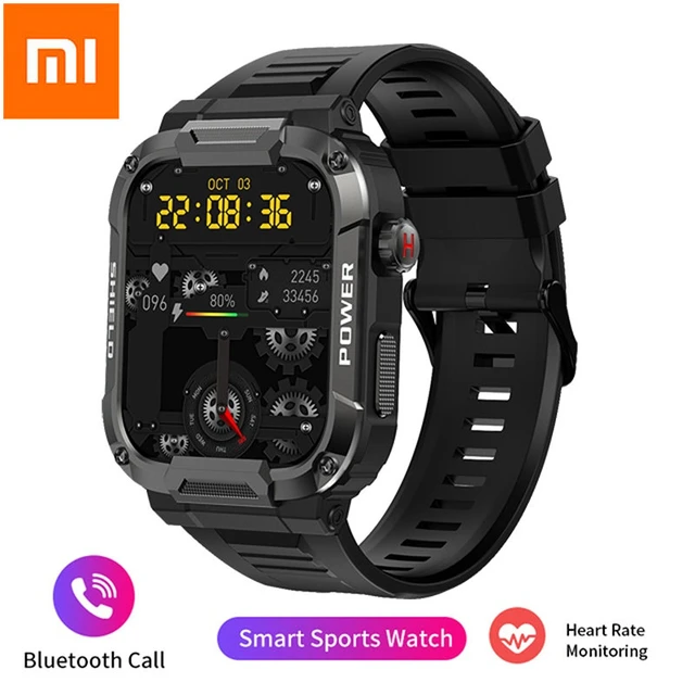 Xiaomi-reloj inteligente para hombre y mujer, accesorio de pulsera  resistente al agua con llamadas, Bluetooth, seguimiento de actividad  deportiva, a la moda - AliExpress