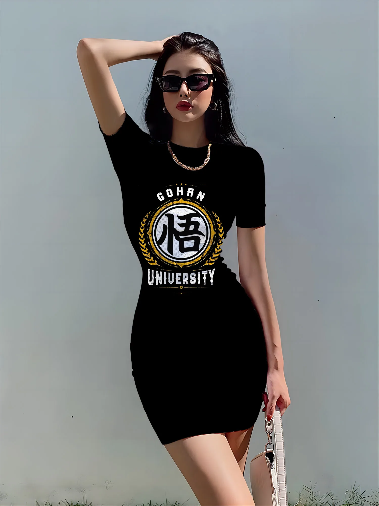 

Сексуальное облегающее платье Zevity для женщин, новинка, Гоку, драконий жемчуг Z, модные элегантные платья с рисунком Вегета, женские летние платья, новинка 2024, чувственный Y2k