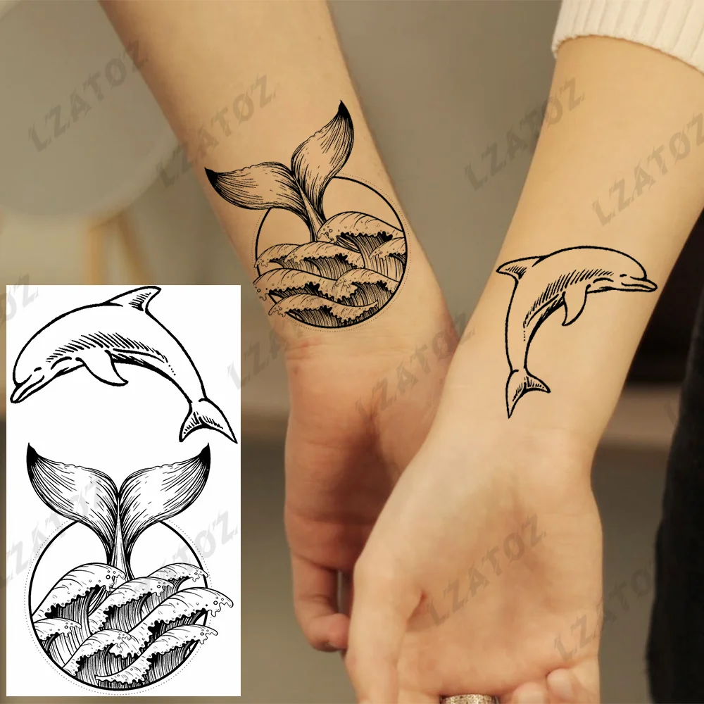 Best Stick And Poke Tattoo Ideas | Dolphins tattoo, Small tattoos, Face  tattoos