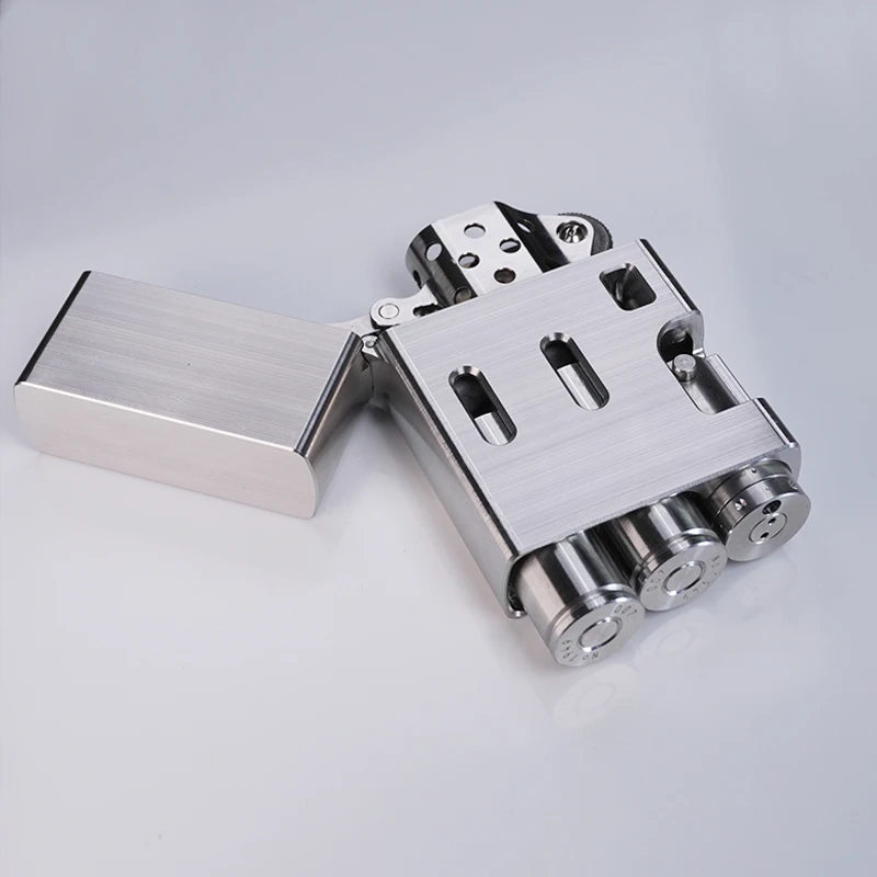 NCN Precision Fuel Lighter collezione creativa in acciaio inossidabile Design di riempimento della cartuccia dell'accendisigari a cherosene