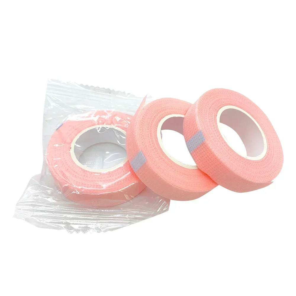 20Rolls Eyelash Tape 9M Breathable Eyelash Extension Paper Tape Wholesale Non-woven Cloth Adhesive Patches Under Eye Pad