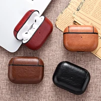 For Airpods Pro 3 Case Leather Business Earphone Case Headset Shell Headphone Cover For Apple AirPod 4 3 Pro 2nd Gen USB C Funda 3