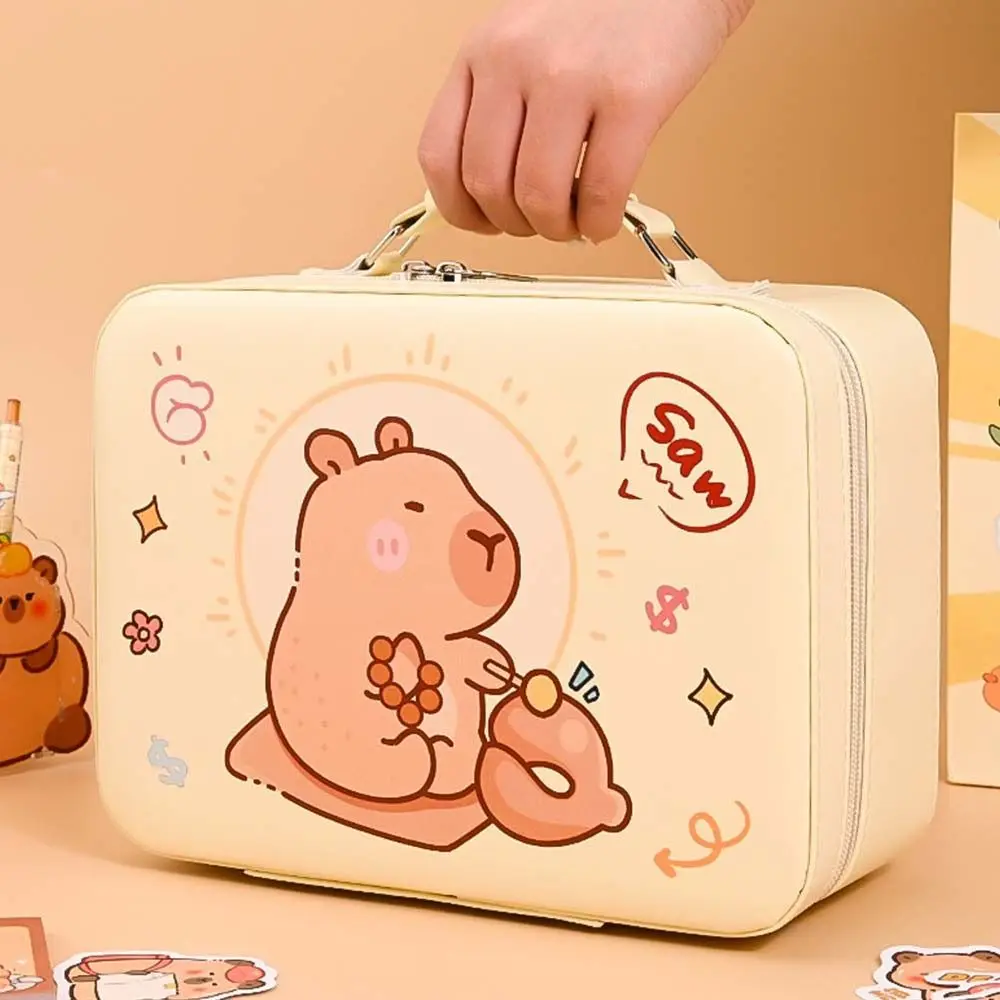 Large Capacity Gift Box Capybara Stationery Set Pencil Case Cute