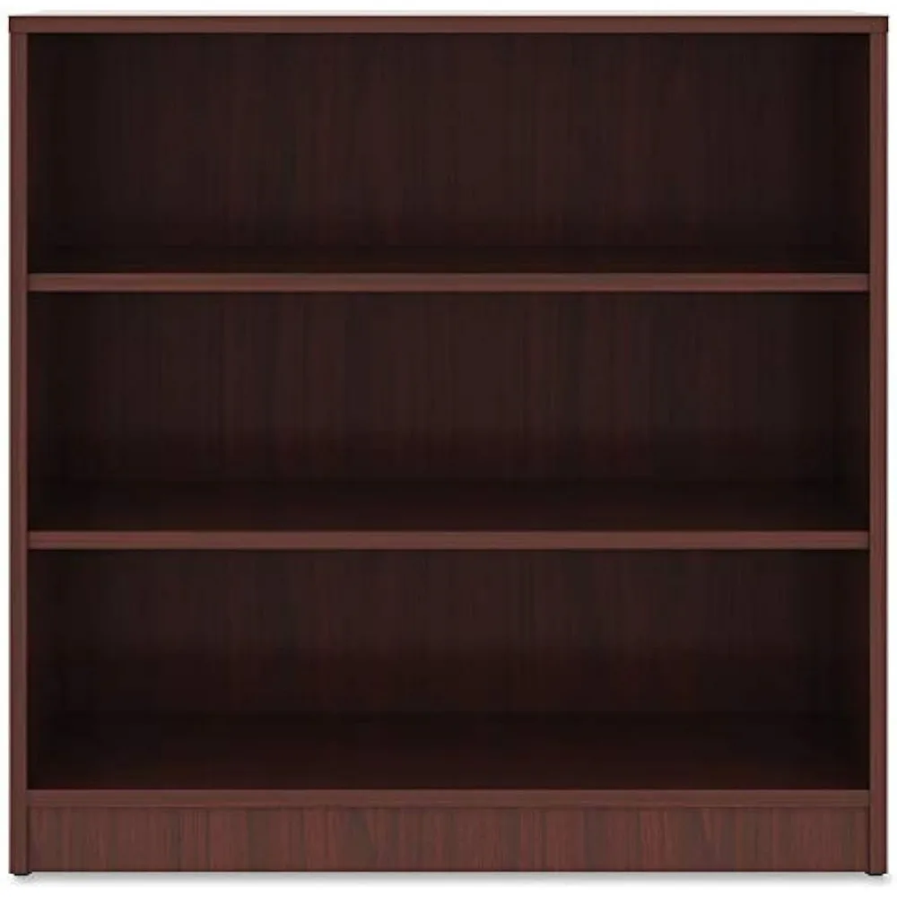 Mahogany Laminate Bookcase, 36" x 36" x 12" 4