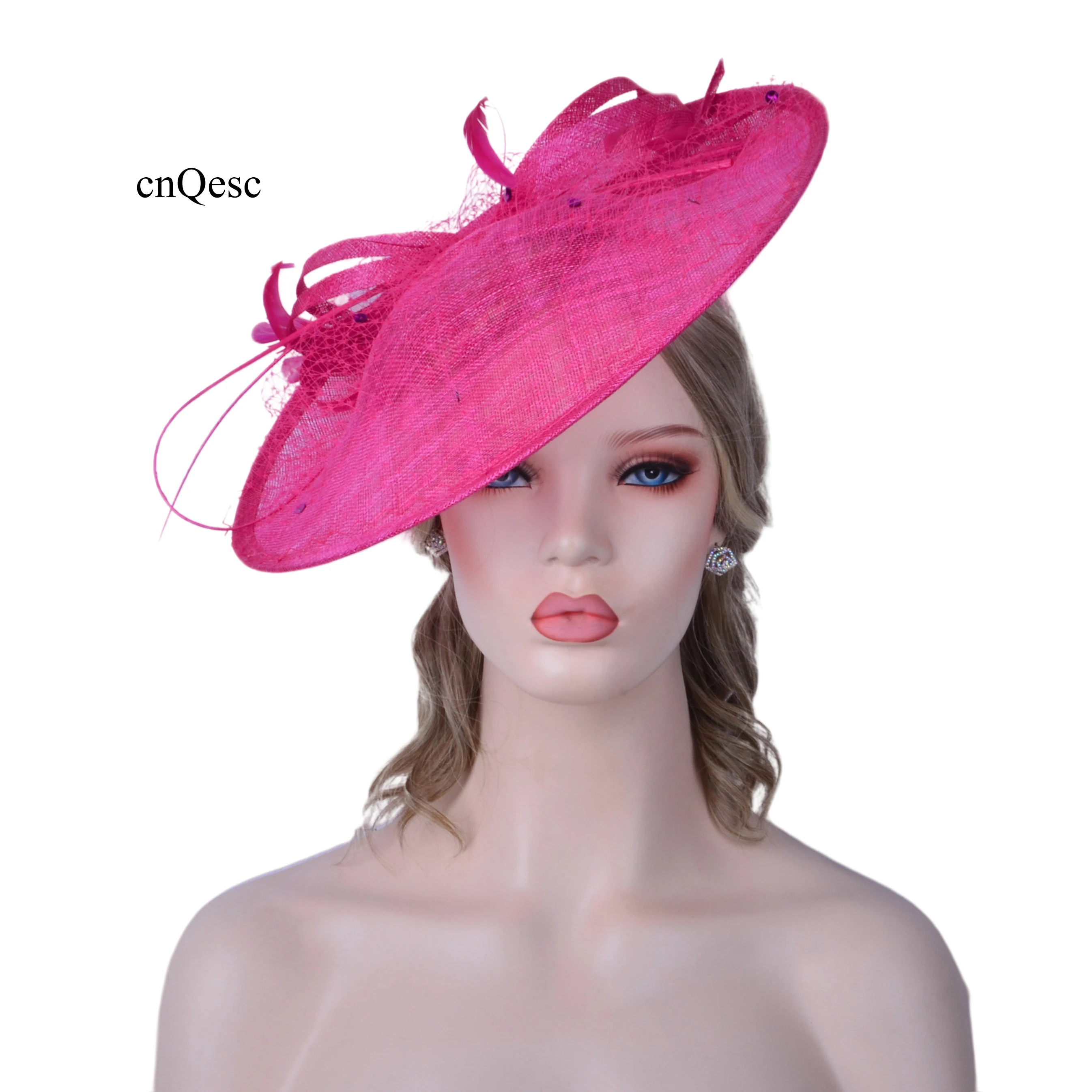 Green big sinamay saucer fascinator hat for Kentucky derby. AliExpress