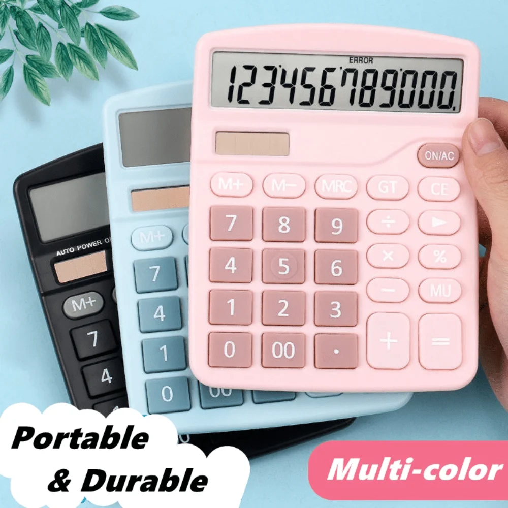 Scientific Calculator 1Pcs Solar Scientific Calculator Desktop Financial Office Computer Calculators Large Display Office Calculators Cute