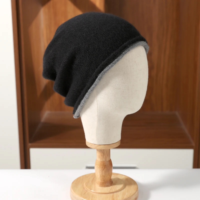 Merino Wool Knitted Hat For Women Men Autumn/Winter Outdoor Travel winter accessories winter hat set colored woven hat