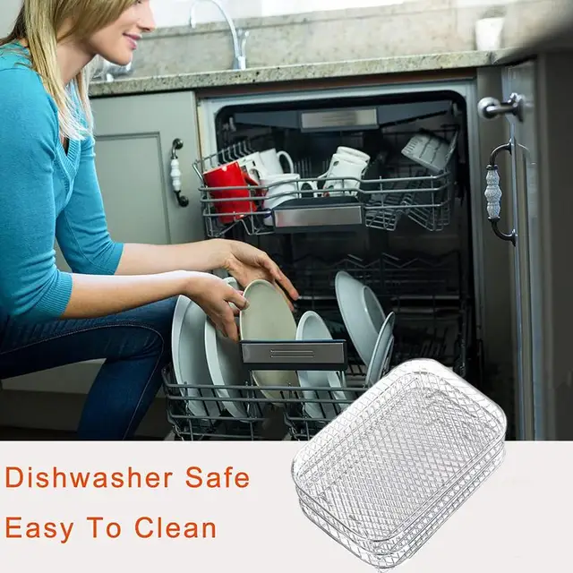 Levegő Sütő Tartozékok Rozsdamentes Acél Főzés Gőzölgő Állványok Zöldségek És Rizsállványok Gőzölésére Konyhai Szerszámokhoz - Image 3