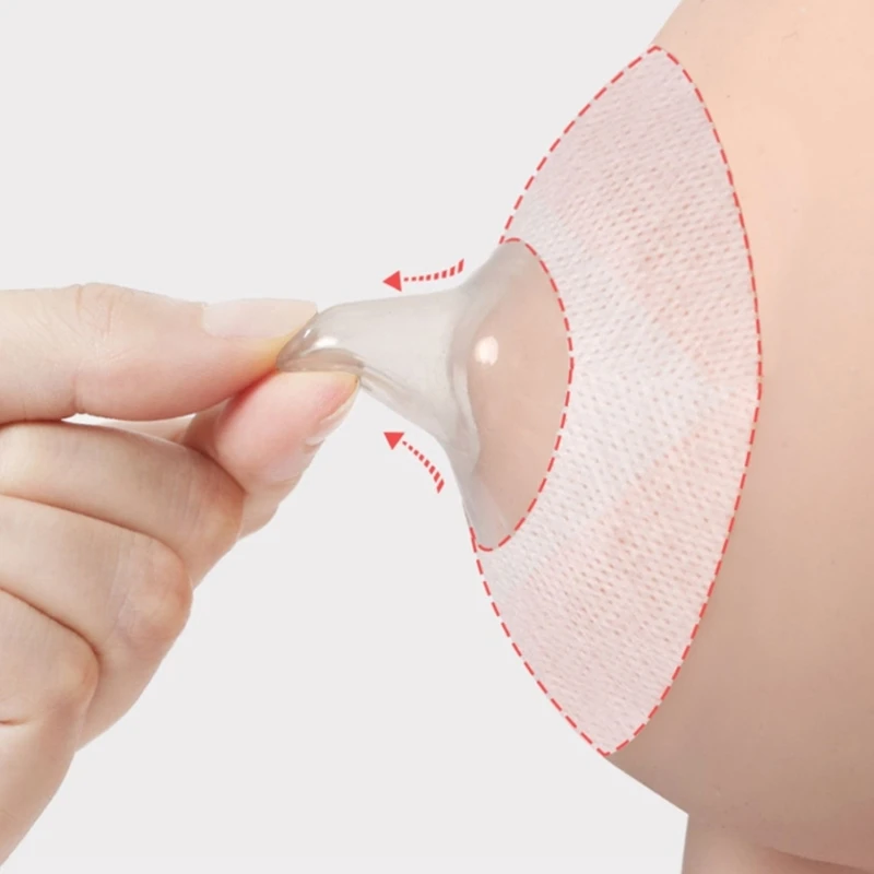 1 Box Breathable Nursing Cup Protective Sticker Self-adhesive Pad for Newborns 066B