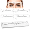 20pcs/50pcs/100pcs Disposable Tattoo Eyebrow Ruler Sticker Microblading Tattoo Measurement Tools for Permanent Makeup 1