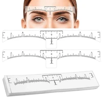 20pcs/50pcs/100pcs Disposable Tattoo Eyebrow Ruler Sticker Microblading Tattoo Measurement Tools for Permanent Makeup 1
