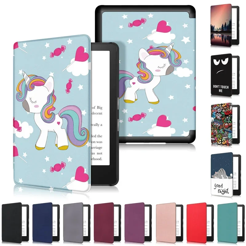 Smart Cover Per Tutti I Nuovi Kindle Paperwhite 2021 11Th Generation Case Kids Pu Leather Cute Cover Per Kindle Paperwhite 5 Case 2021