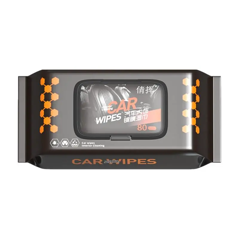

Влажные салфетки для уборки салона автомобиля, 80 шт., многофункциональные влажные салфетки для мытья автомобиля, кухонных ковров и принадлежностей для уборки дома