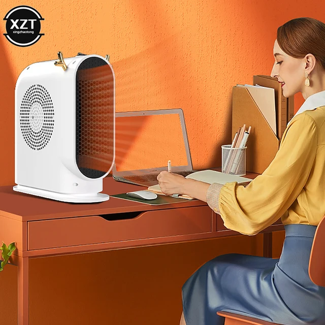 500W -Os Asztali Elektromos Fűtés Háztartás Intelligens Termosztát Ventilátor Téli Meleg Fűtőberendezés Aircirkózás Fűtőszerszámok - Image 3