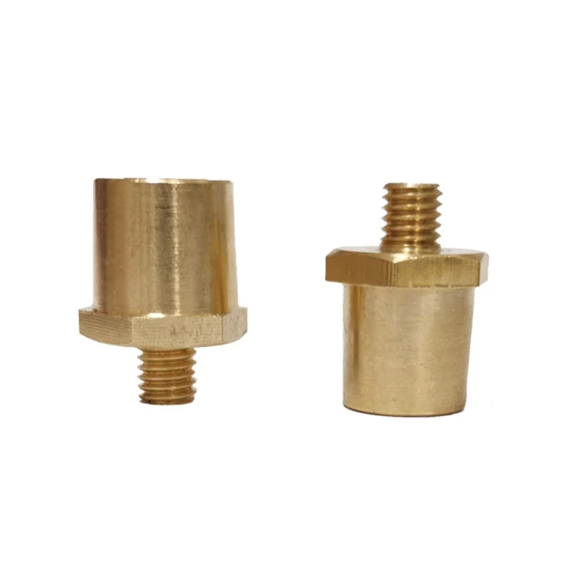 2Pcs Positive Negative 5 16 External Thread Brass Connector