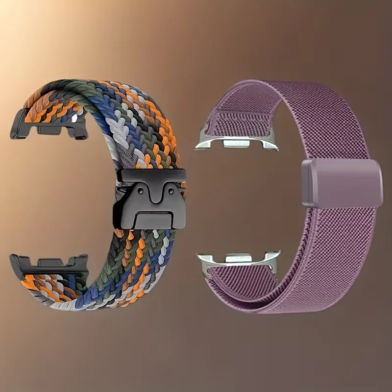 Premium Stretchy Nylon Sport Loop Strap - Adjustable Elastic Wristband