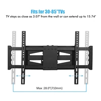 Full Motion TV Wall Bracket Tilt Swivel TV Mount for 30 - 85” LED LCD HD 4K Plasma TVs with Extendable Articulating Arm - Image 4