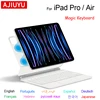 AJIUYU Magic Keyboard For iPad Pro 11 2022 2021 Air 5 4 10 10th Gen 10.9 Inch Magnetic Smart Case Arabic Spanish German French