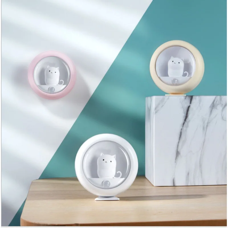 Creative Body Induction Night Light Pet Bedroom Atmosphere Lamp Cabinet Light Wall Lamp Human Body Motion Sensor Night led lamp smart night lamp smart motion sensor led rhythm lamp smart led strip light
