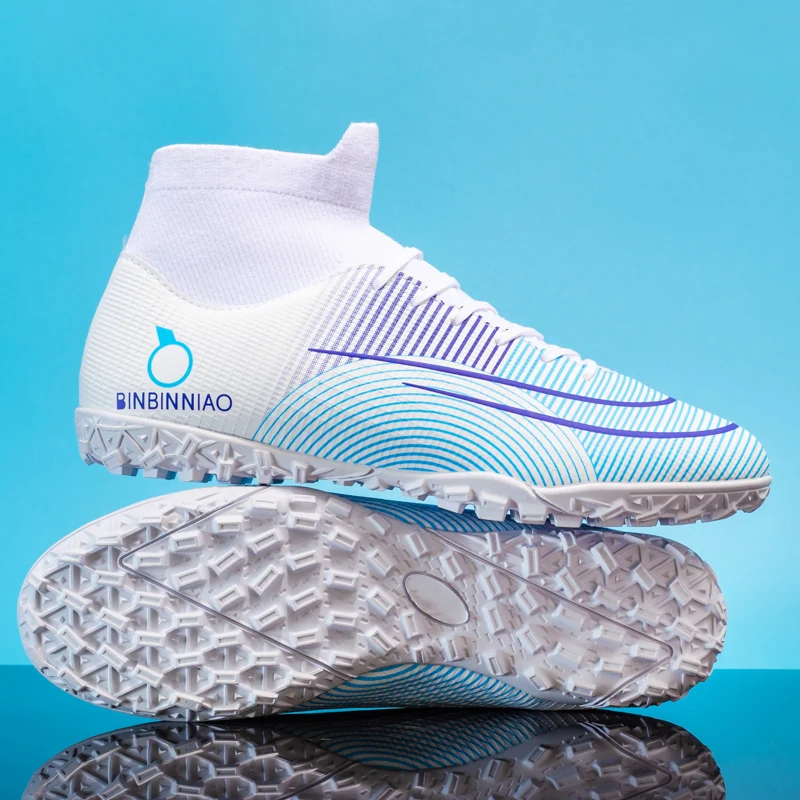 Professional Soccer Shoes Men Women Non Slip Football Boots Lawn Man Sneakers Spiked And Flat Sport Shoes