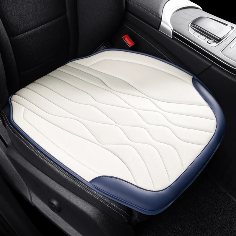 thumbnail image 1 of Funda protectora de lujo para asiento de coche, cojín de respaldo para asiento delantero, almohadilla protectora de lino para respaldo delantero, cojín para asiento trasero, 1 of 5