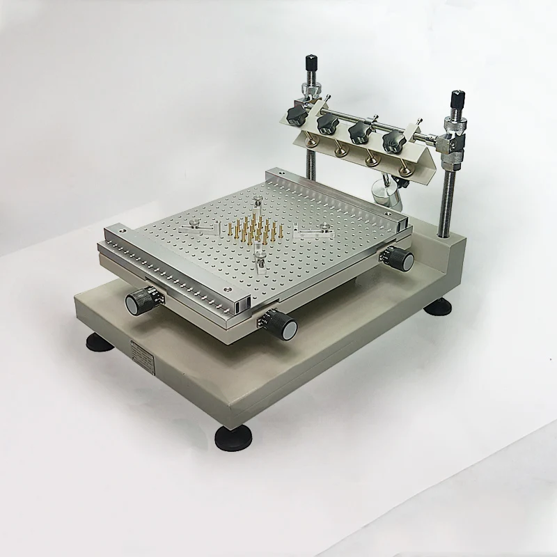 ZB3040H PCB Cjip Stencils Printer Manual Silkscreen Glue Printing Machine 300x400mm Working Size for PCB Solder Paste Printing 3