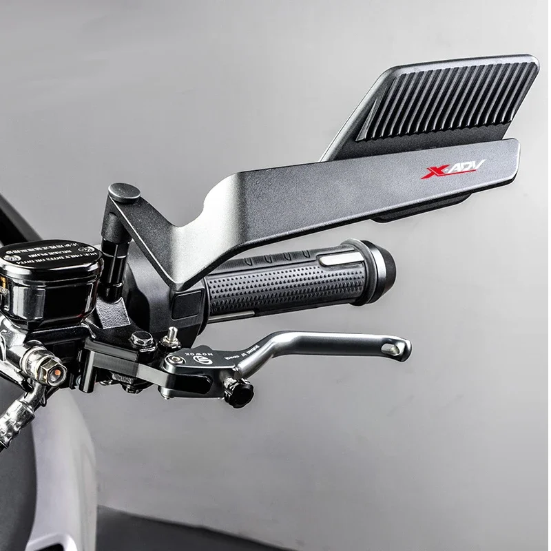 안개 방지 눈부심 방지 오토바이 접이식 바람 날개 백미러 혼다 X ADV X-ADV XADV 750 XADV750 액세서리 후면보기