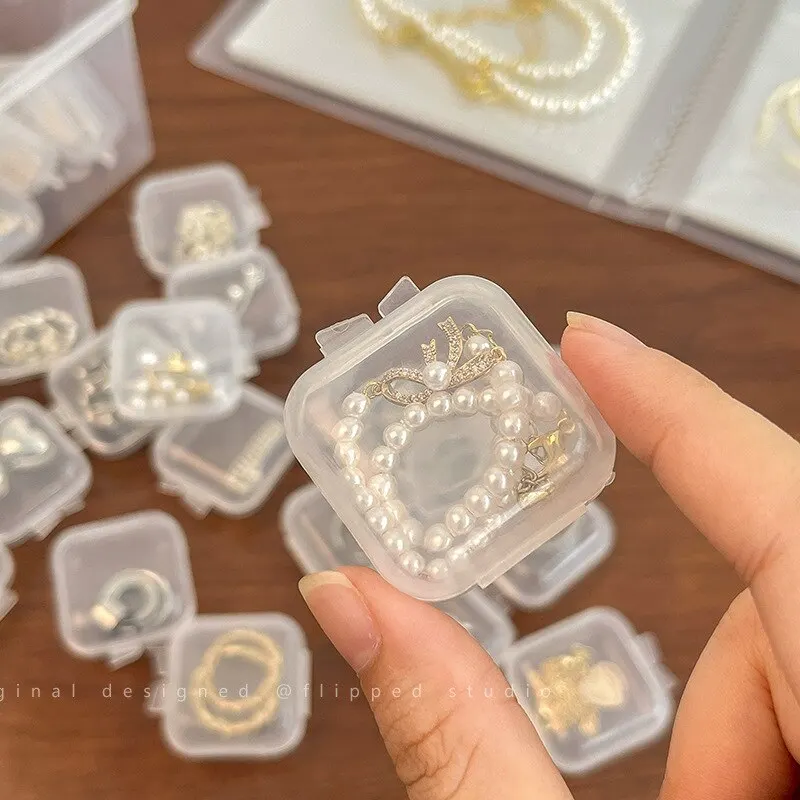 Mini Clear Plastic Storage Box Transparent