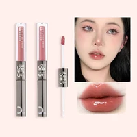 CHIOTURE Double-ended Lip Glaze Mirror Watery Glossy Lip Oil Lip Honey Female Non-stick Cup Lipstick Lip Gloss Non-fading Makeup 1