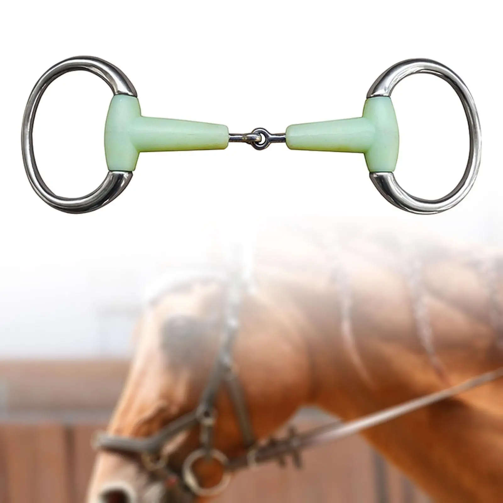 Horse Ring Bit Practical Lightweight Apple Flavour Fragrance Circle for Track and Field Training Outdoor Horse Riding Equipment 4