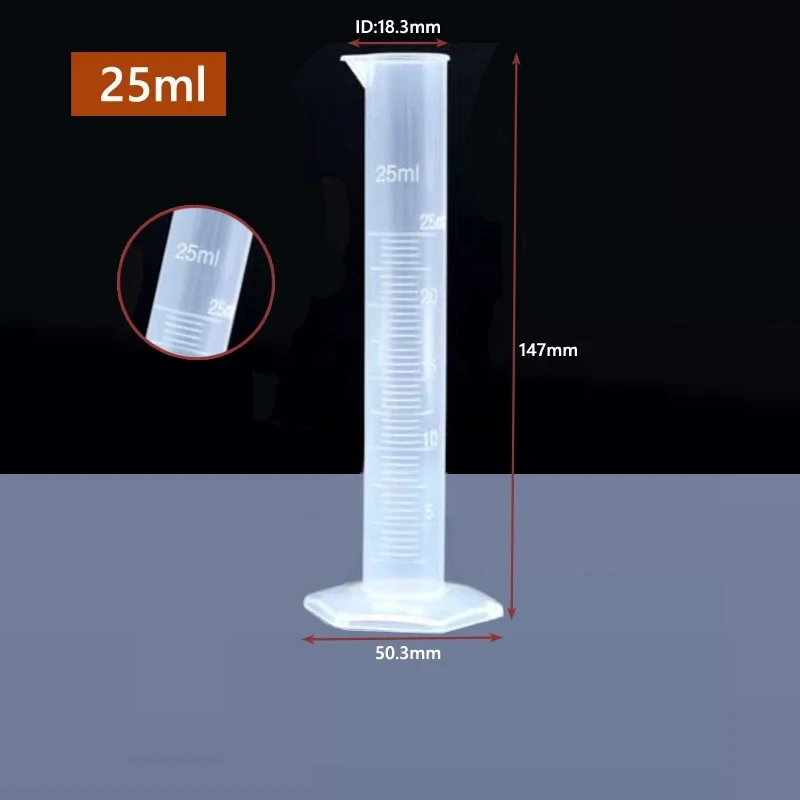 Professional Laboratory Measuring Cylinder - Transparent and Sturdy
