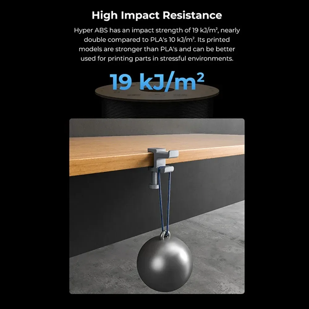 خيوط Creality Hyper ABS مقاس 1.75 مم، مصممة خصيصًا...