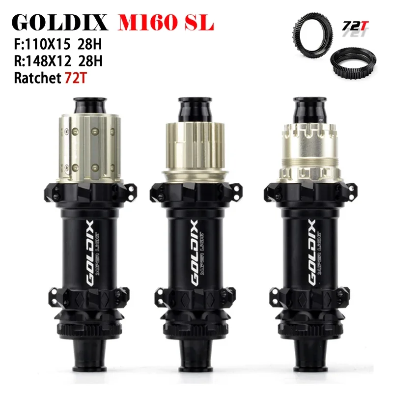 

GOLDIX M160 Super Light MTB BOOST Hub 6 Bolt Center Lock Disc 28H Ratchet 72T Mountain XD Class Bike Hub for SHIMANO 11 12 Speed