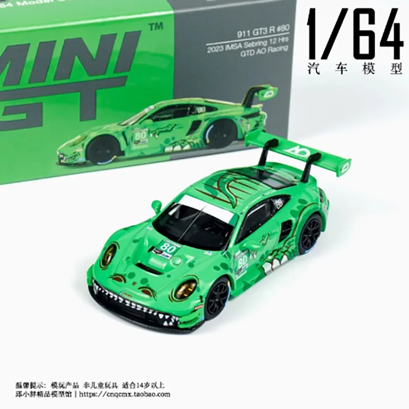 TSM MINI GT 1/64 ポルシェ 911 GT3 R ♯77 Rexy Mini GT 1:64 Porsche 911 GT3 R #77 AO Racing Rexy 2024 IMSA