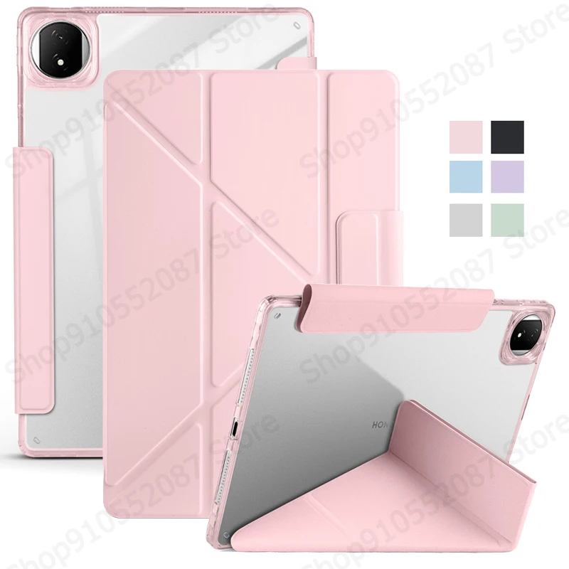 Enhanced Product Title: Premium Acrylic Smart Fold Case with Magnetic Stand