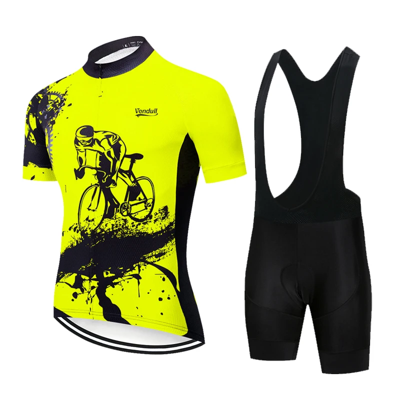 VENDULL 2023 사이클링 저지 세트, 산악 자전거 의류, 프로 자전거 사이클링 저지 운동복 슈트, Maillot Ropa Ciclismo, 여름