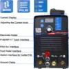 Pilot Arc Plasma Cutter TIG Welder Pulse and Stick Welder Machine-520TSCP 50A Non-Touch Plasma Cutting 200A Pulse Tig Welder 4