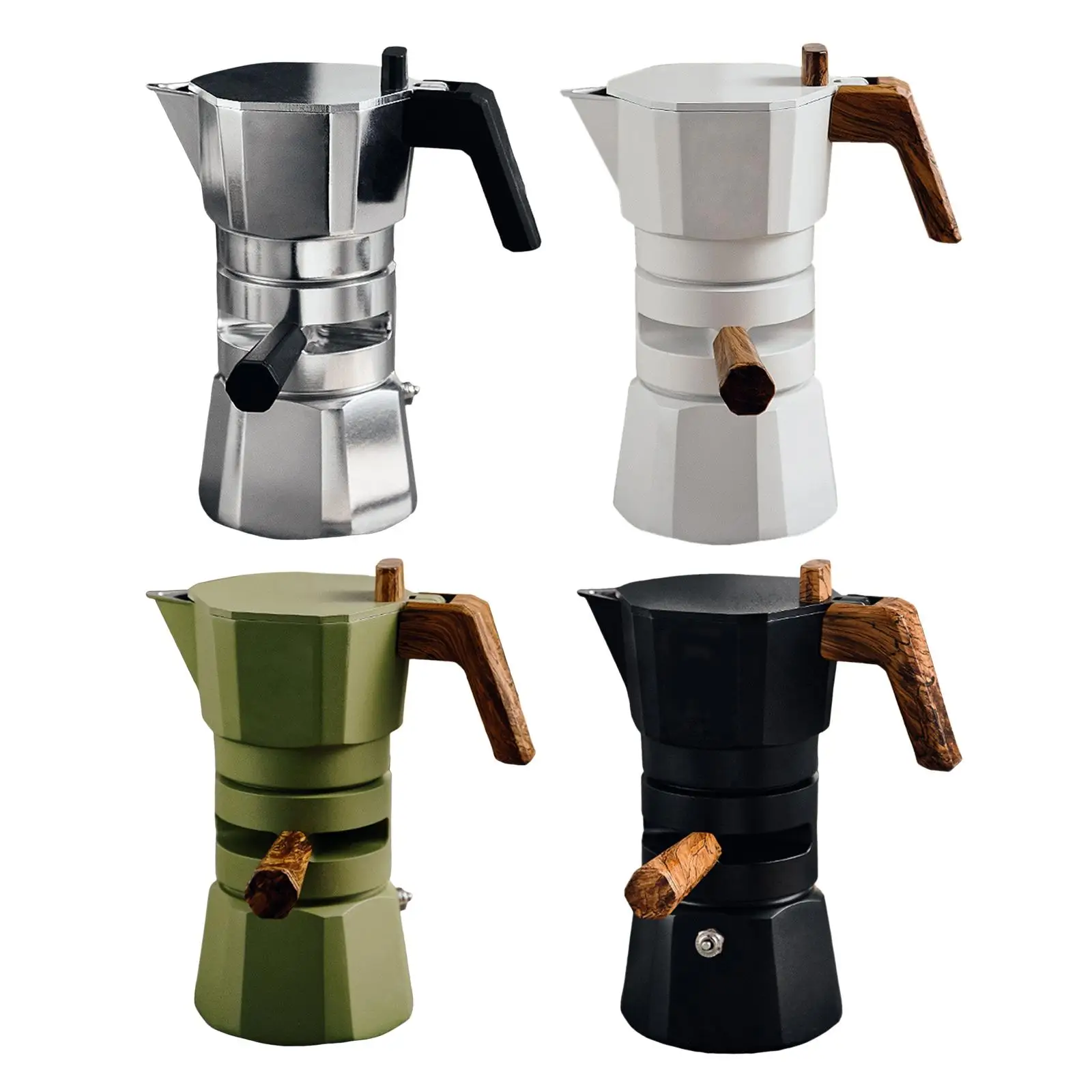 120ML Coffee Maker Stovetop Coffee Maker Pots Stovetop Espresso Maker