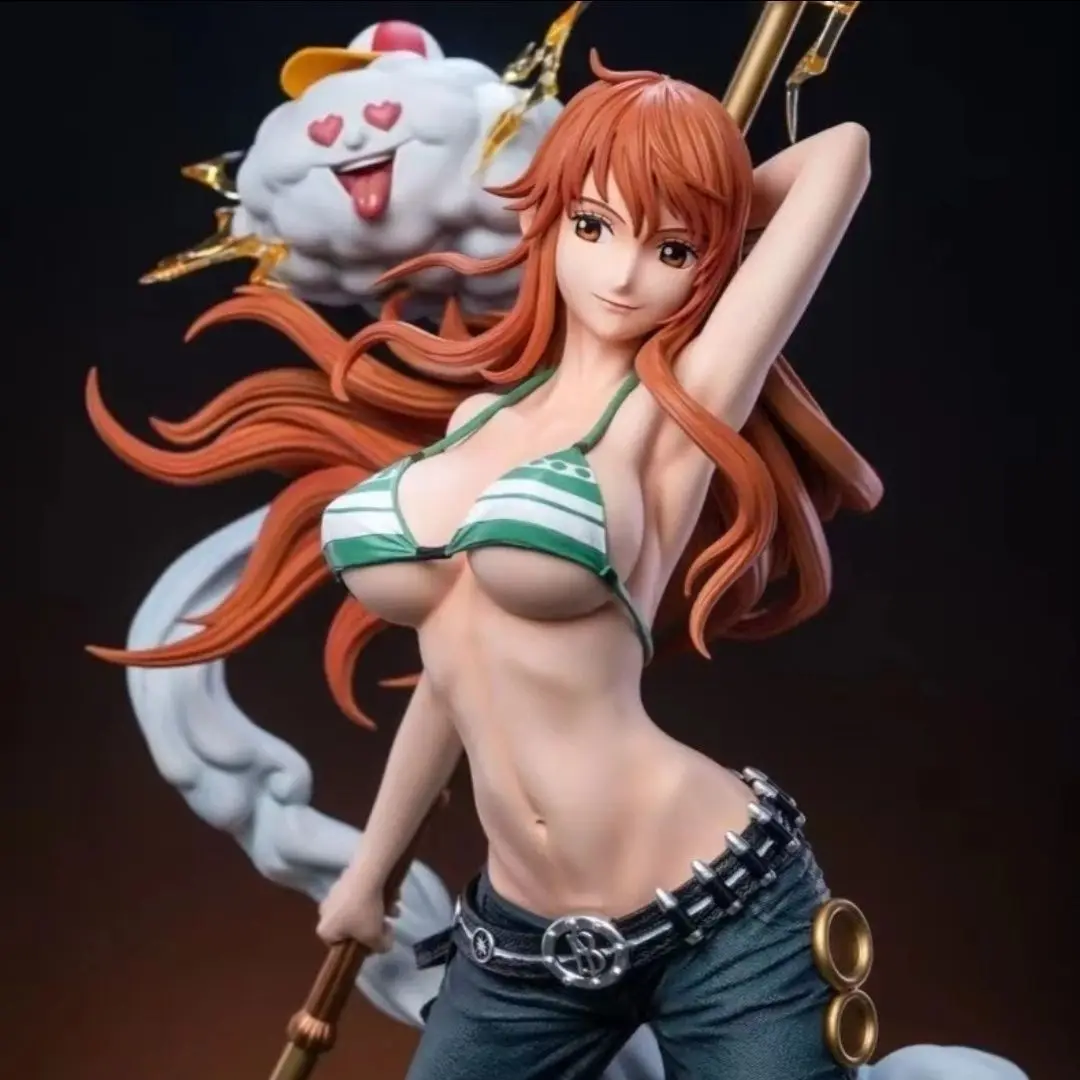 

New One Piece Female Resonance Height Approximately 39cm Hfs Nami Handmade Statue Pvc Limited Collection Of Toy Gifts For Boys