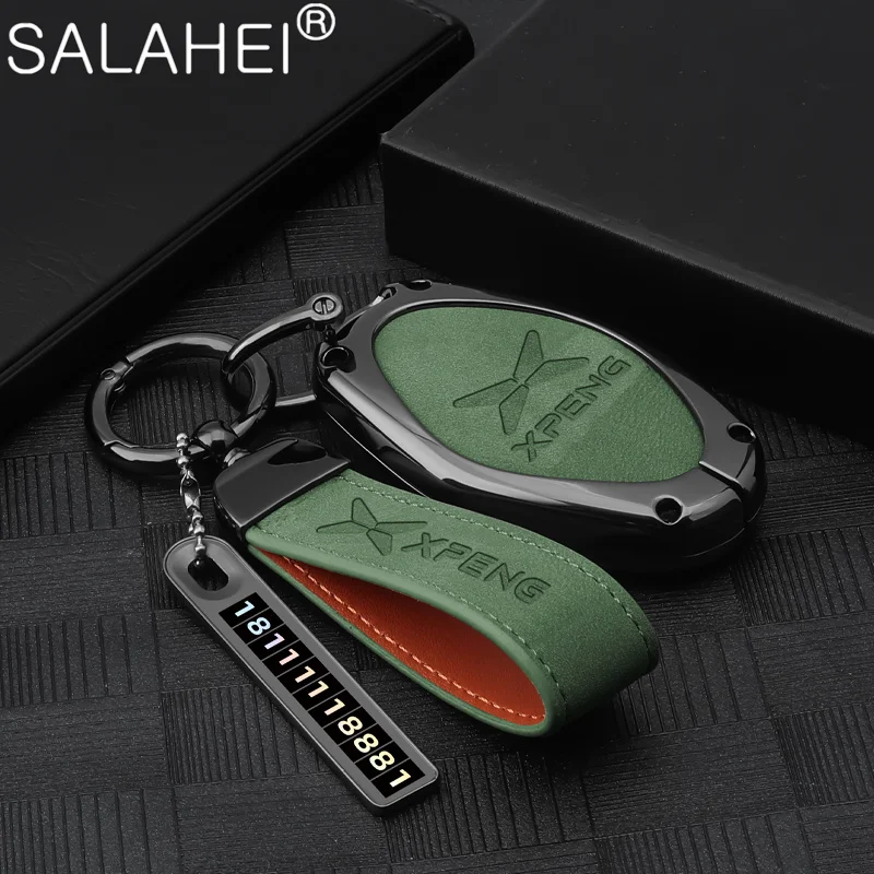 

Car Key Remote Control Fob Protective Case Buckle Auto Accessories Holder For XiaoPeng XPeng P7 2020 2021 2022 2023 G3 2017-2019